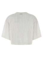 White Linen Cardigan