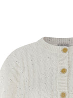 White Linen Cardigan