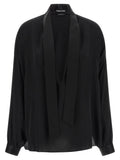 Black Silk Blouse