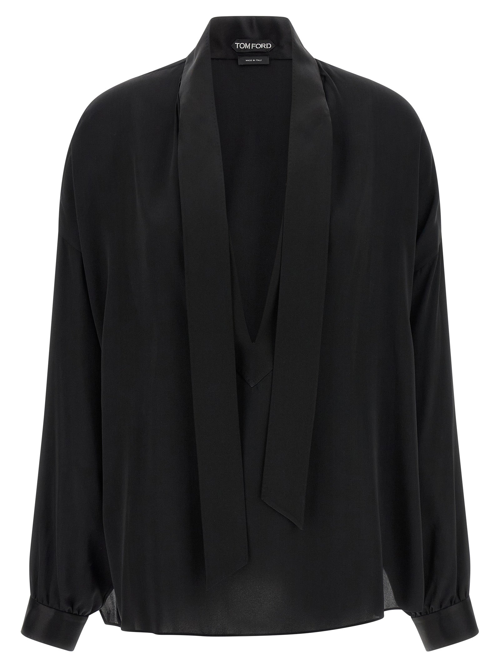 Black Silk Blouse