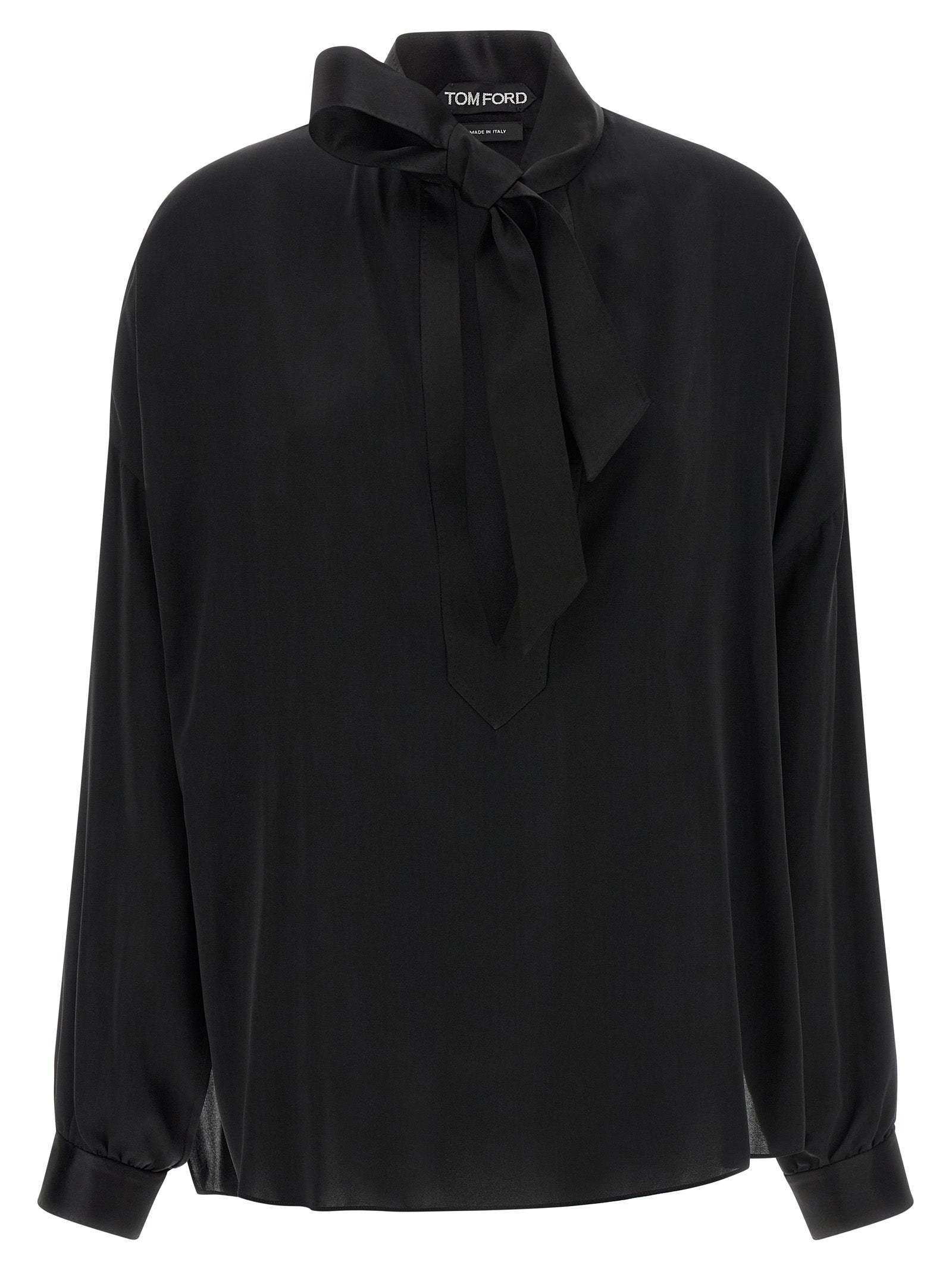 Black Silk Blouse