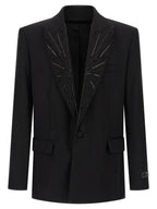 Black Virgin Wool Blazer
