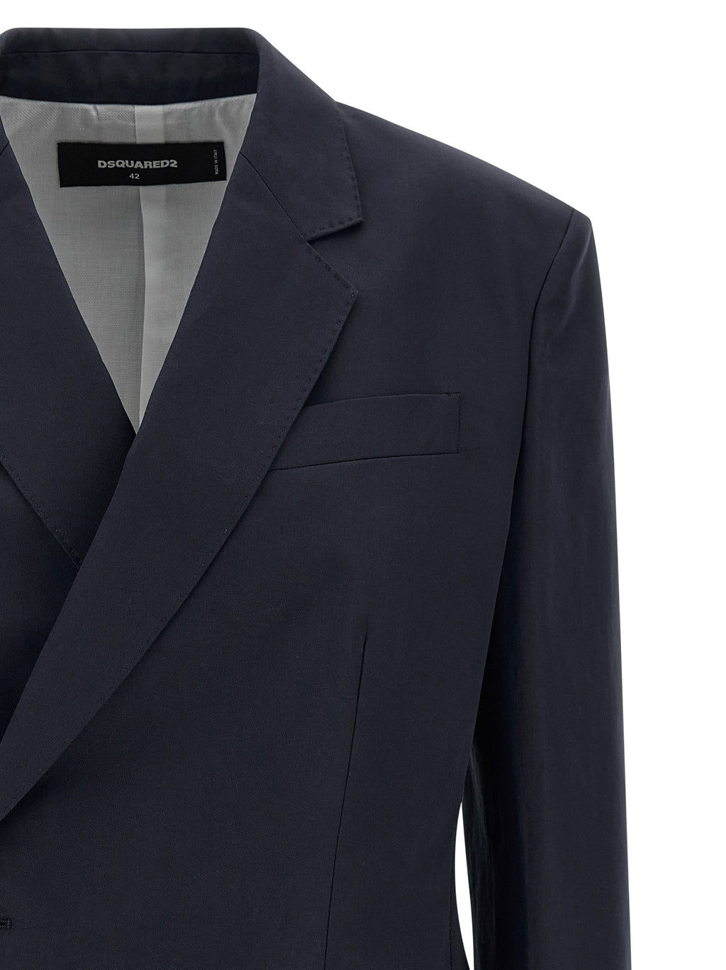 Blue Cotton Blazer