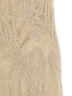 Beige Linen Long Dress