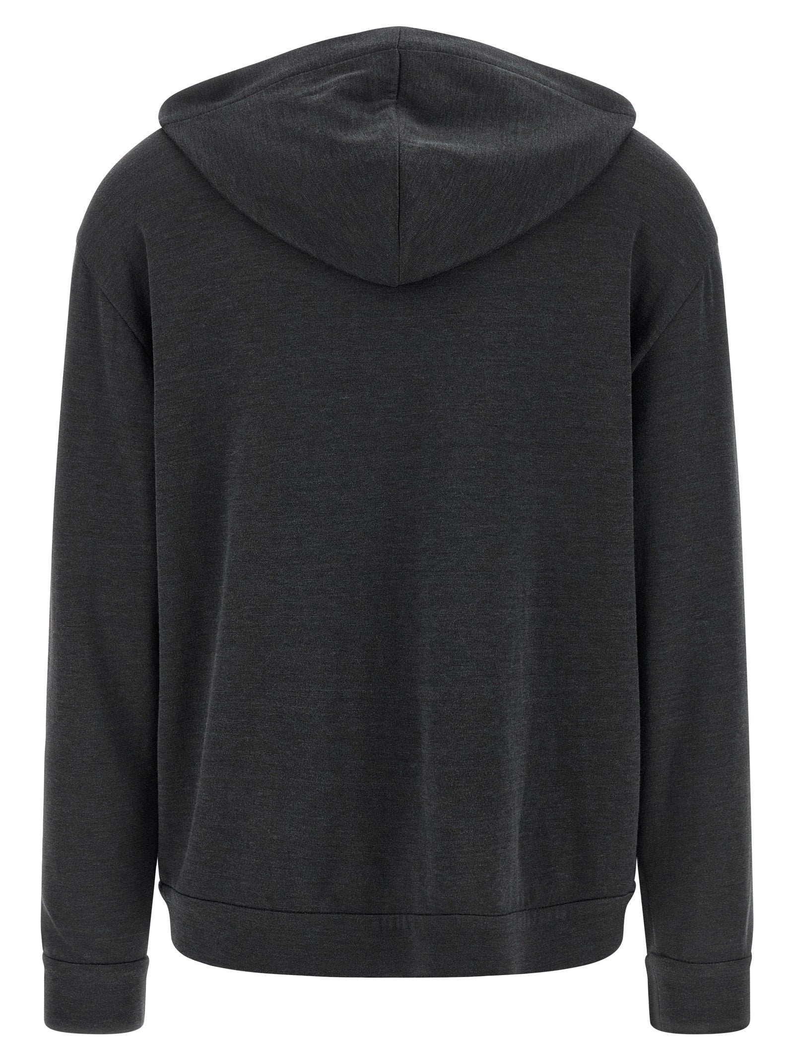 Gray Cotton Hoodie