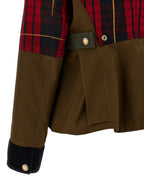 Multicolor Cotton Full-Length Jacket