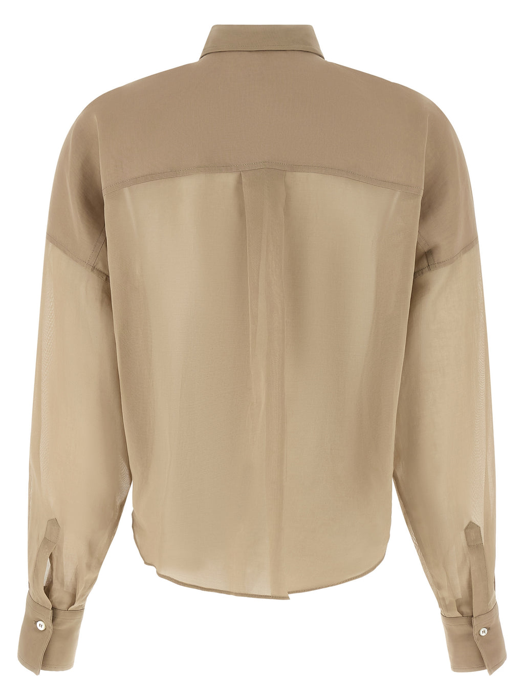 Beige Cotton Blouse