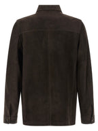 Brown Lamb Leather Leather Jacket