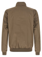 Beige Polyester Bomber