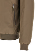 Beige Polyester Bomber