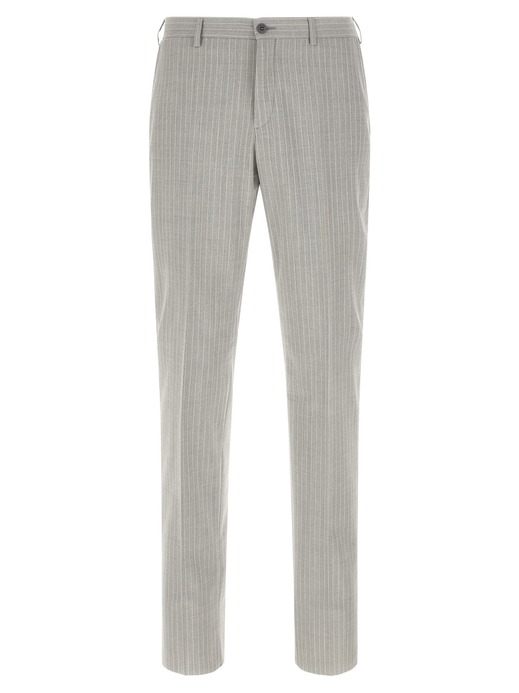 Gray Polyester Two-Piece Suit