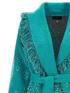 Blue Cashmere Cardigan
