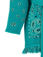 Blue Cashmere Cardigan