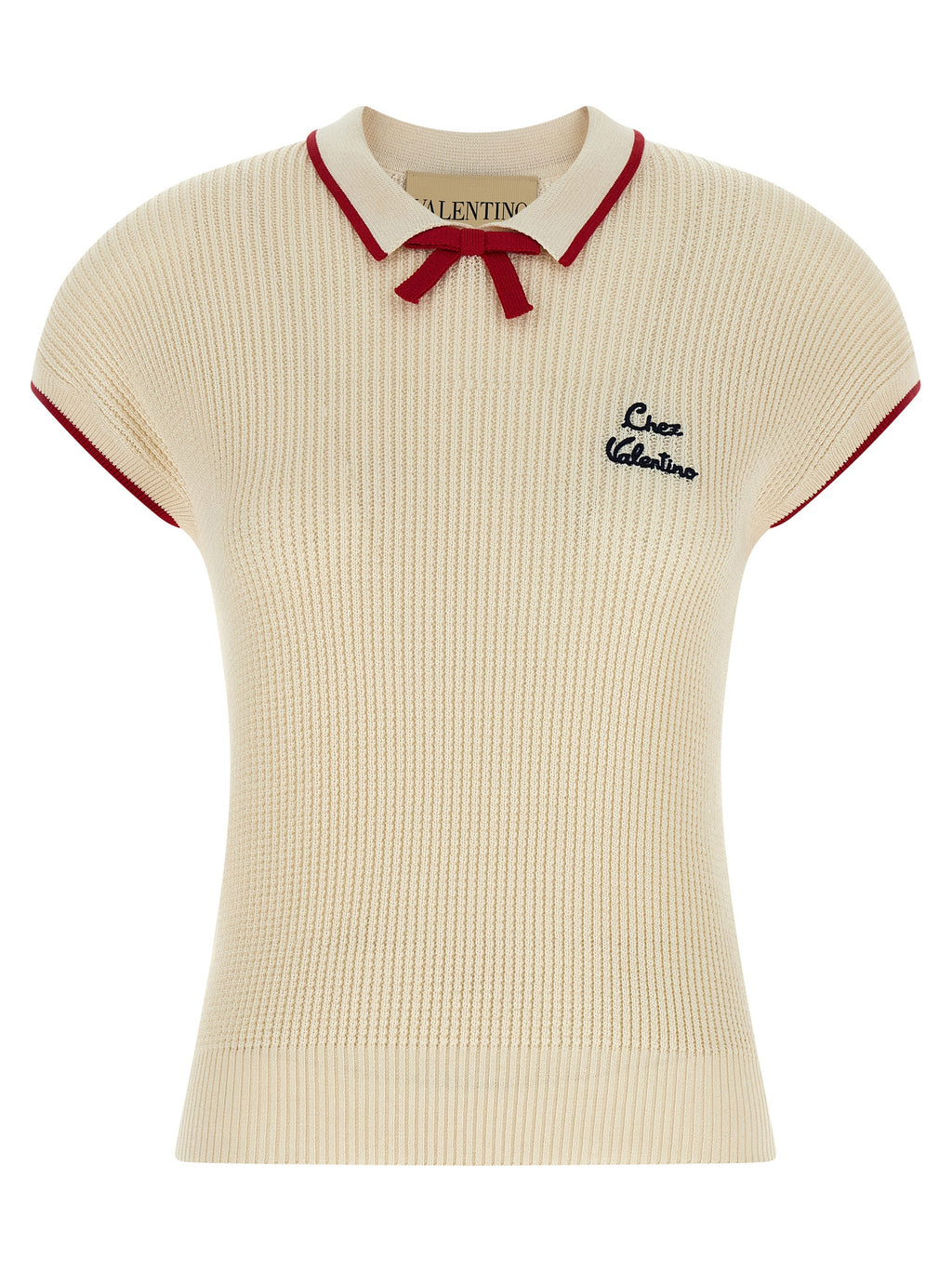 Beige Cotton Shortsleeve Shirt