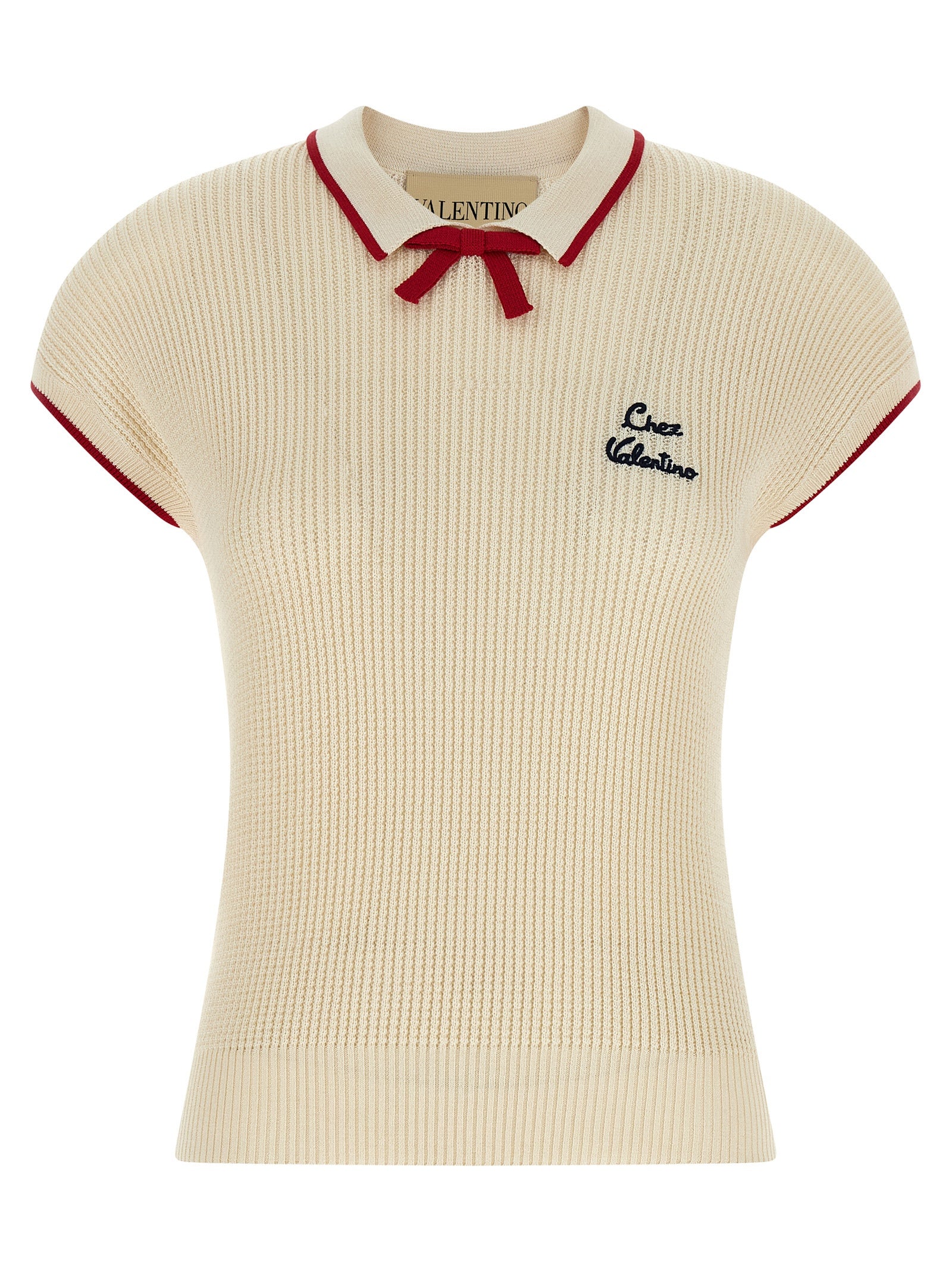 Beige Cotton Shortsleeve Shirt