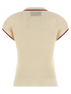 Beige Cotton Shortsleeve Shirt