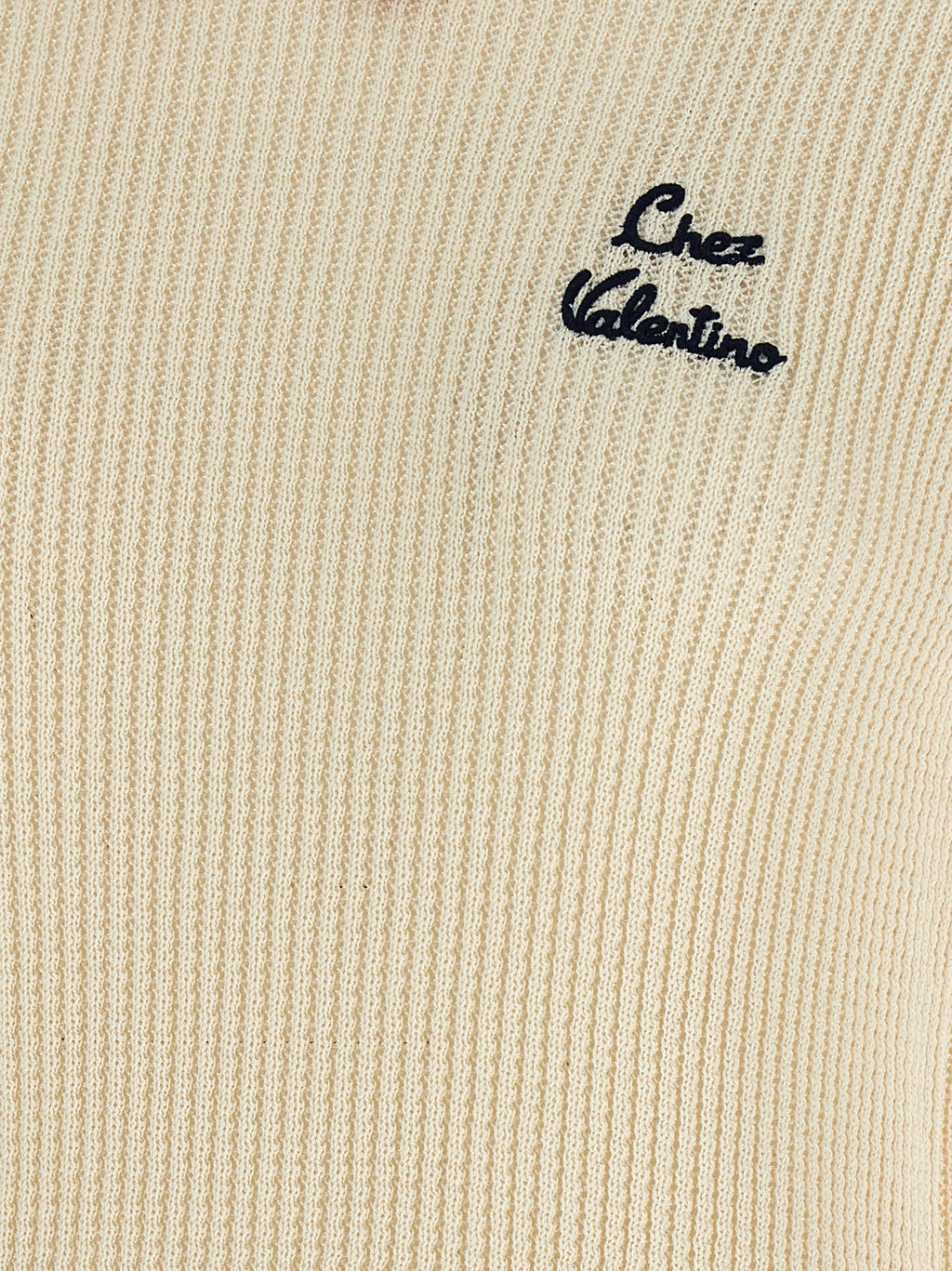 Beige Cotton Shortsleeve Shirt
