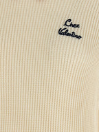 Beige Cotton Shortsleeve Shirt