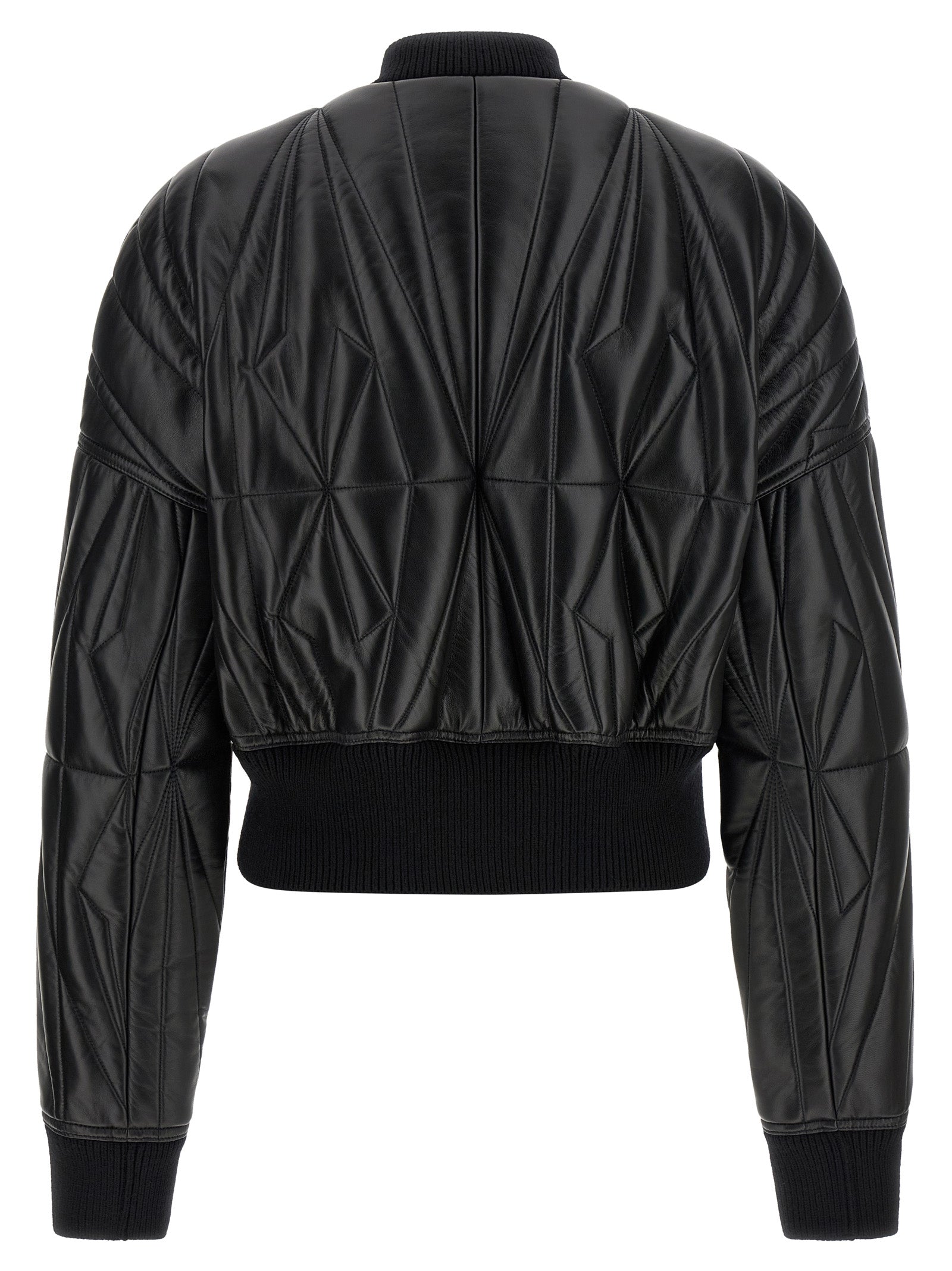 Black Lamb Leather Leather Jacket
