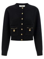 Black Wool Cardigan
