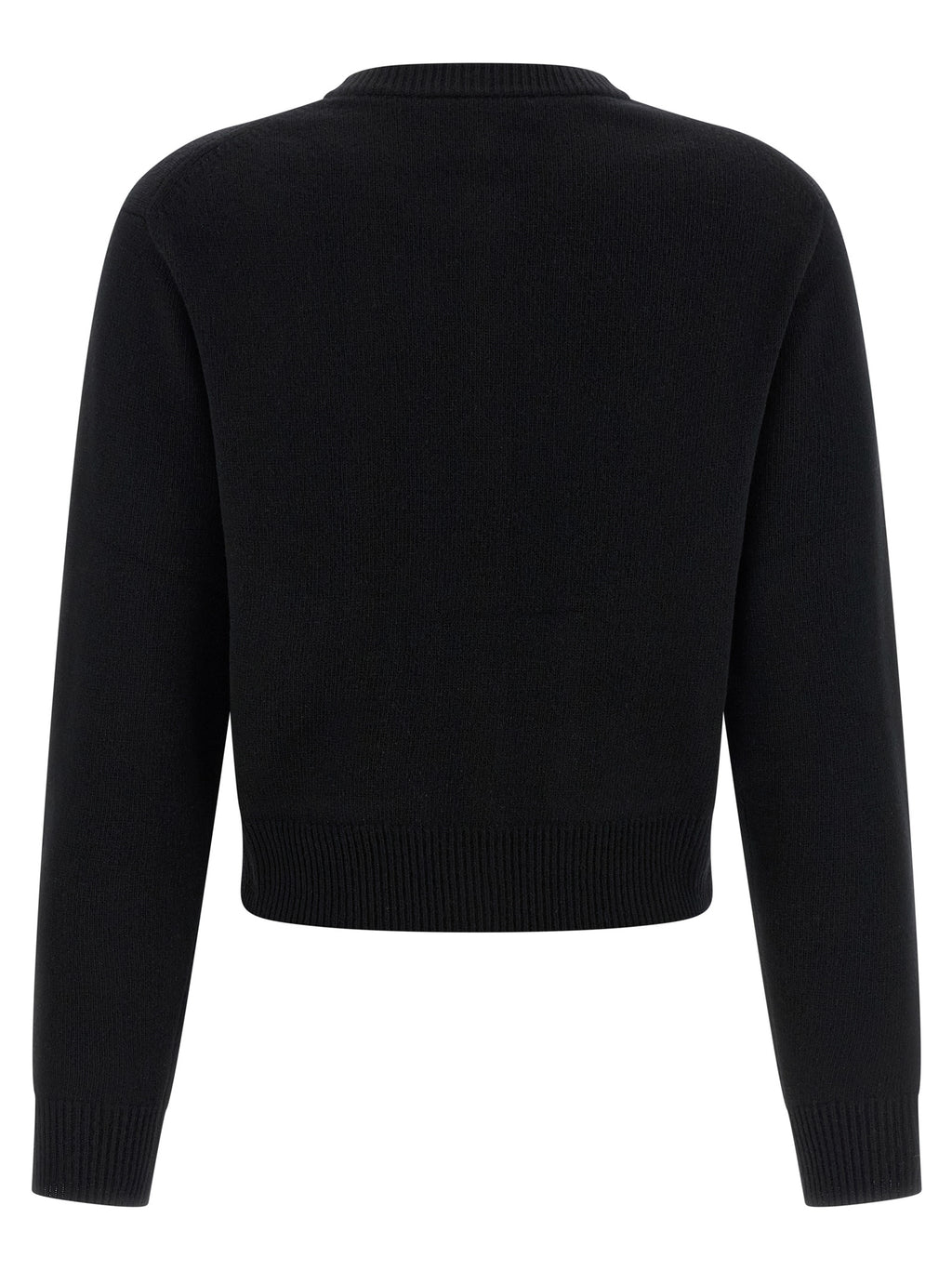 Black Wool Cardigan
