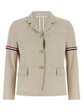 Beige Cotton Blazer
