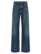 Blue Cotton Jeans Denim