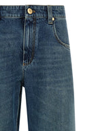 Blue Cotton Jeans Denim
