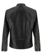 Black Leather Leather Jacket