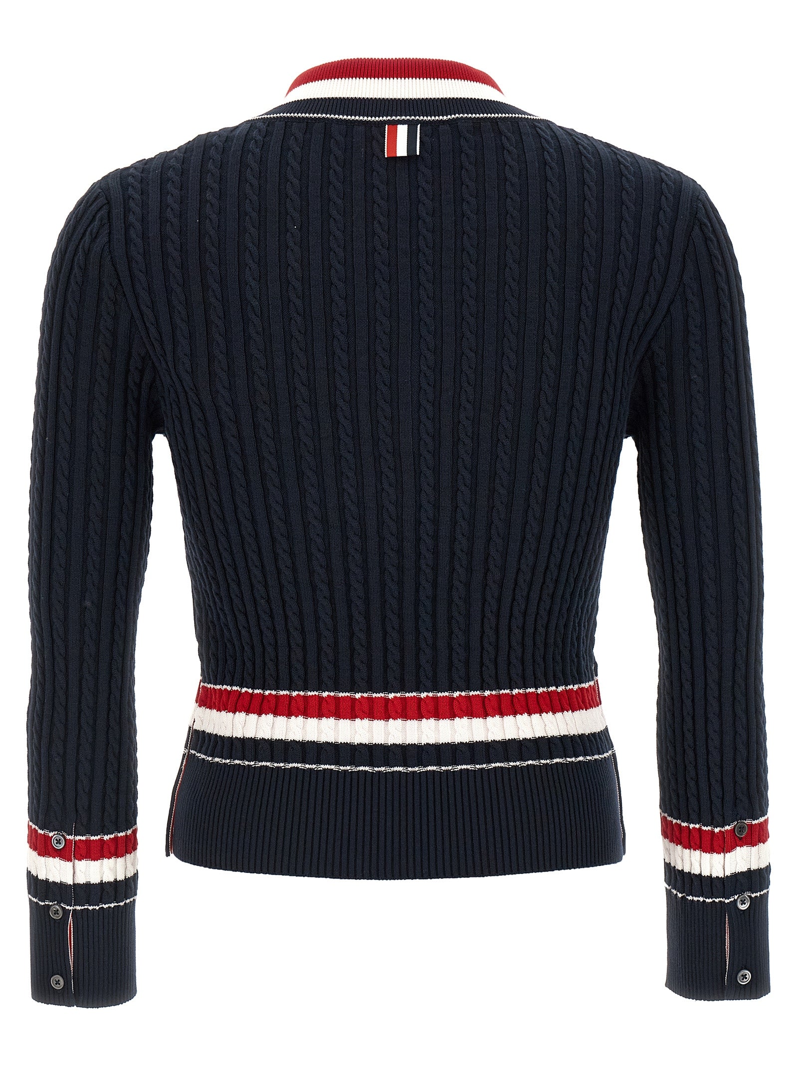 Blue Cotton Cardigan