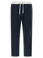Blue Cotton Joggers (Workout Pants)