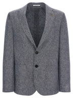Blue Linen Blazer