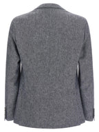 Blue Linen Blazer