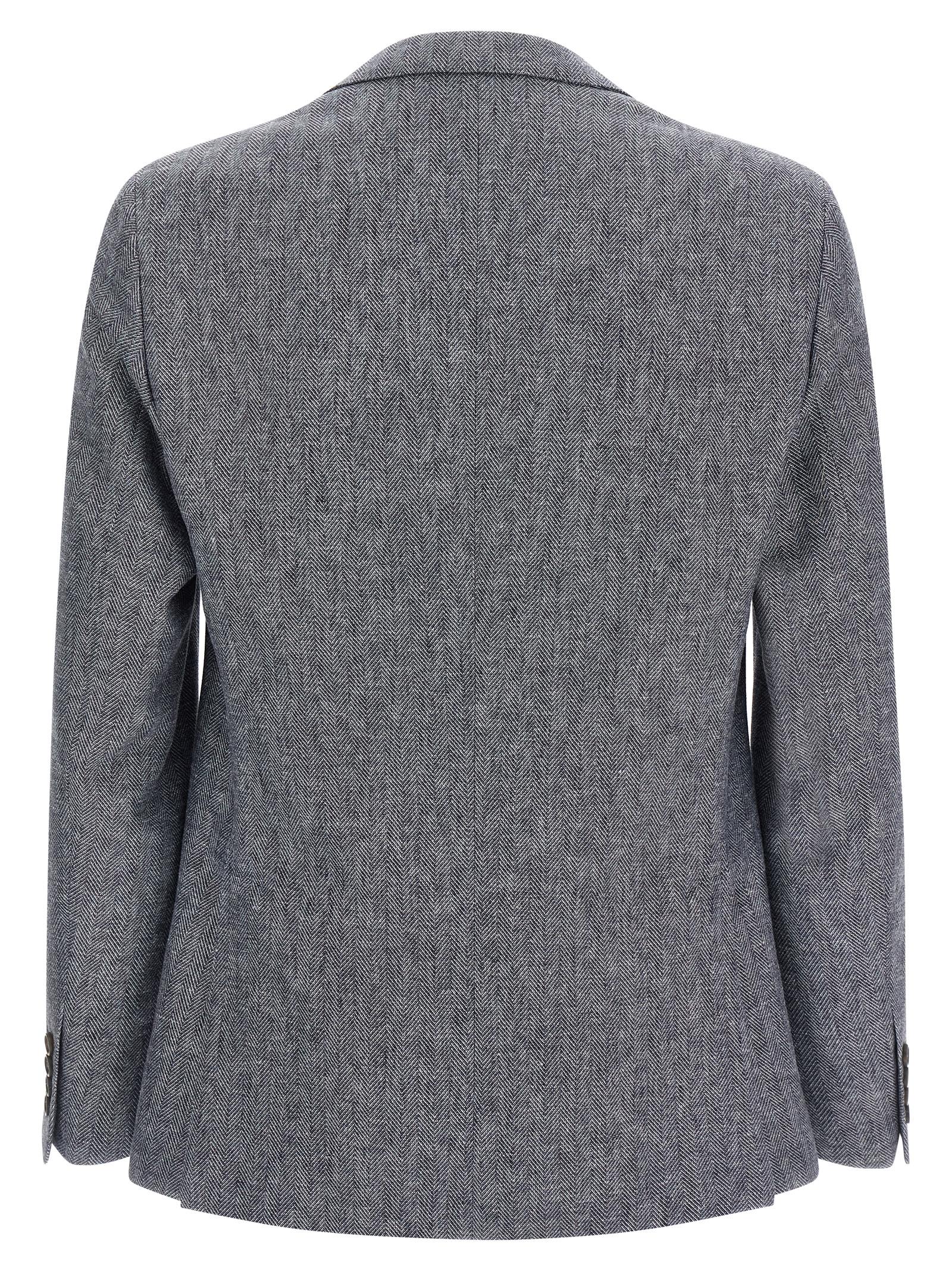 Blue Linen Blazer