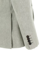 Bicolor Linen Blazer