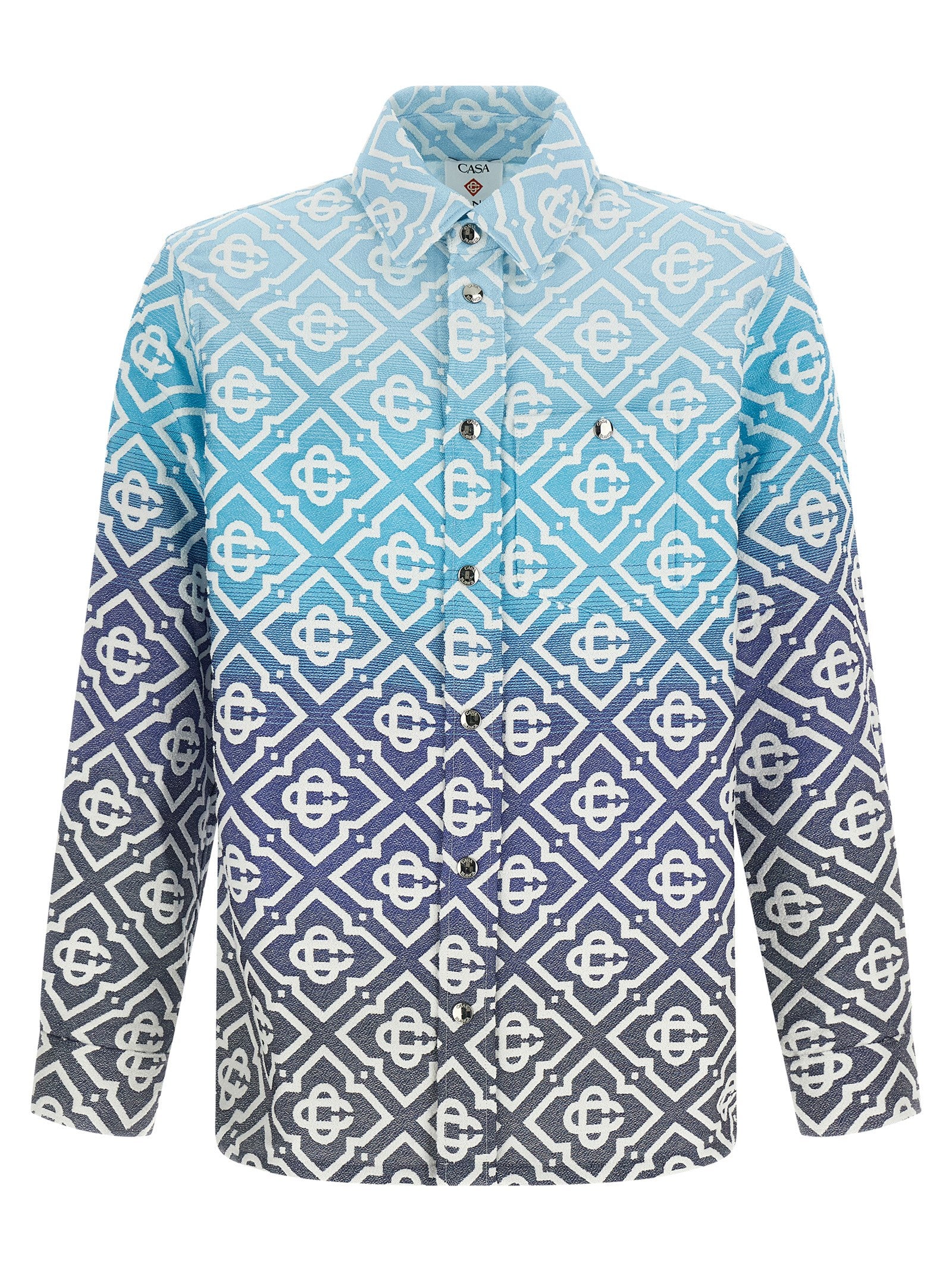Blue Cotton Shell Jacket