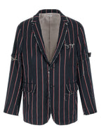 Blue Silk Blazer