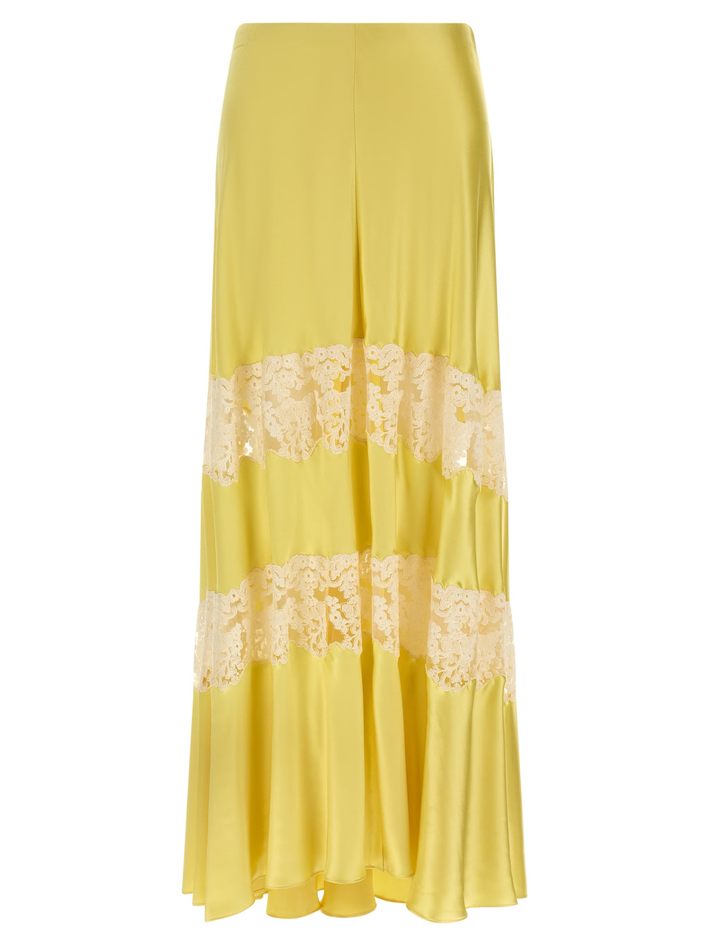 Bicolor Viscose Mini Skirt