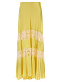 Bicolor Viscose Mini Skirt