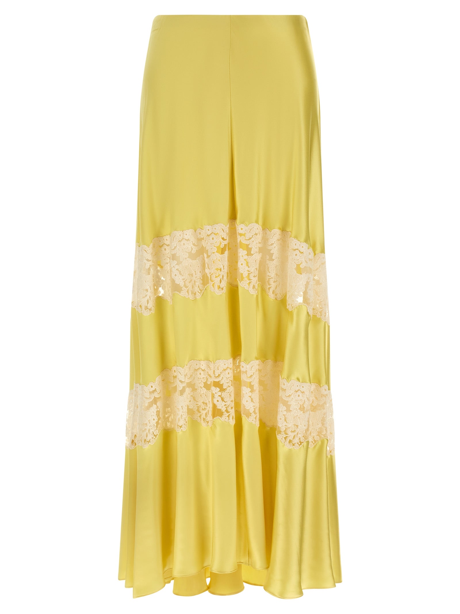 Bicolor Viscose Mini Skirt