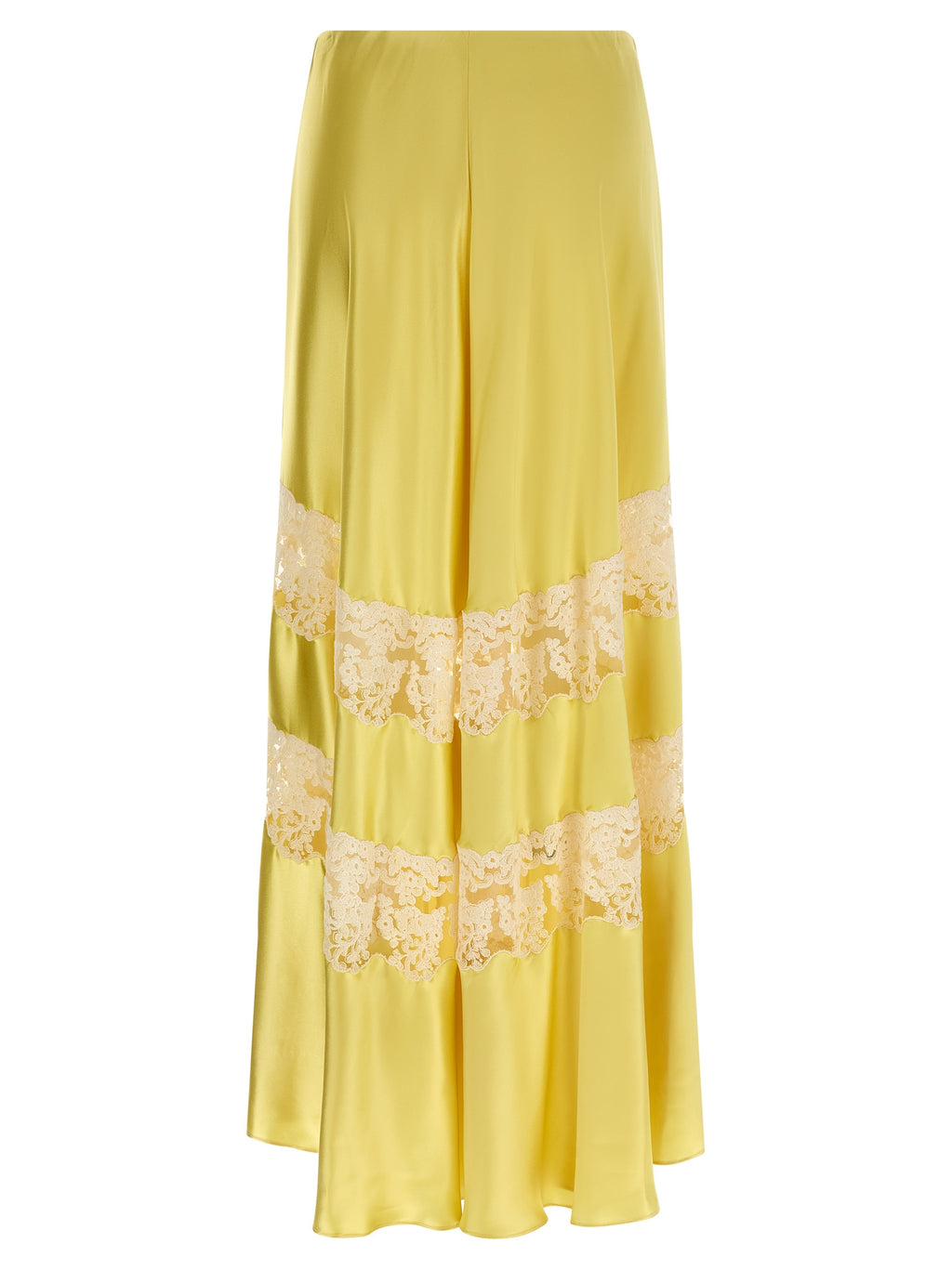 Bicolor Viscose Mini Skirt