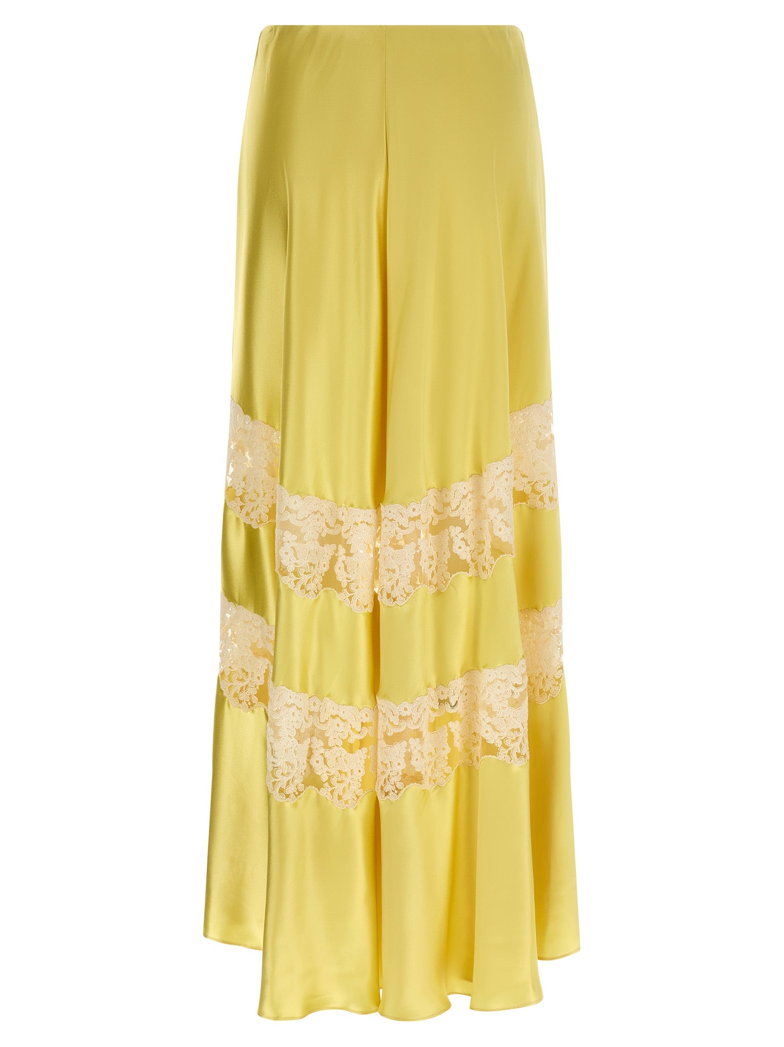 Bicolor Viscose Mini Skirt
