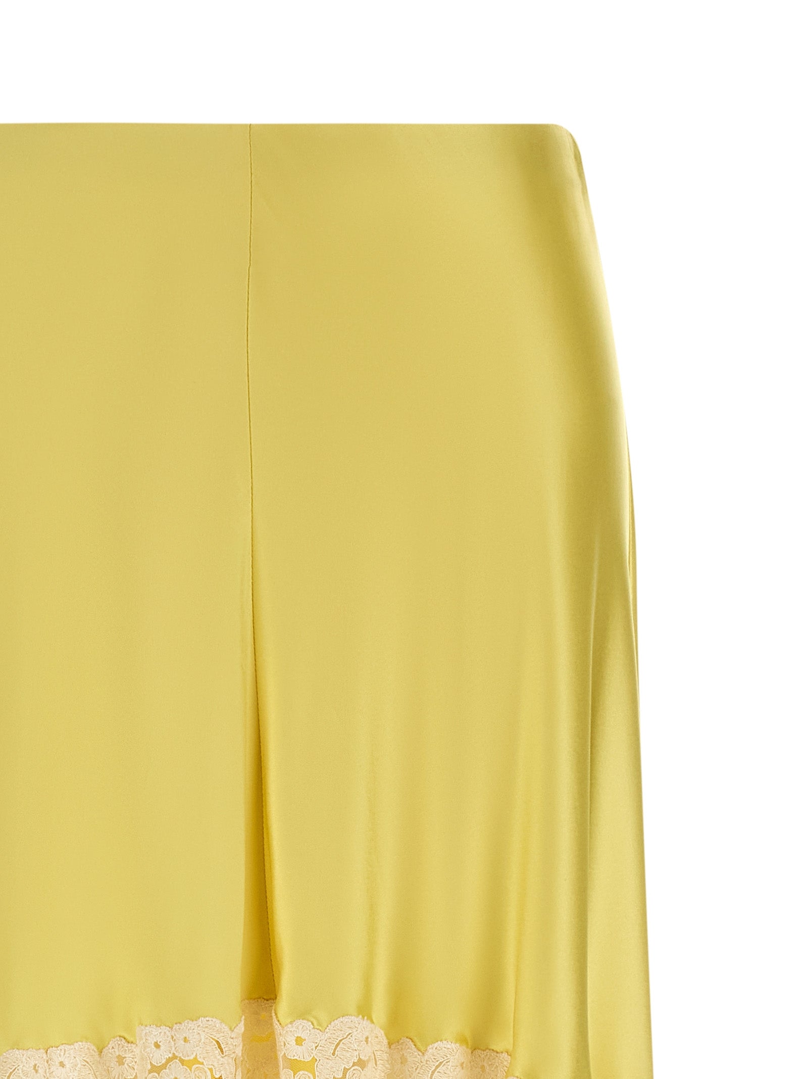 Bicolor Viscose Mini Skirt