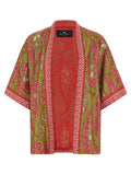 Multicolor Silk Cardigan