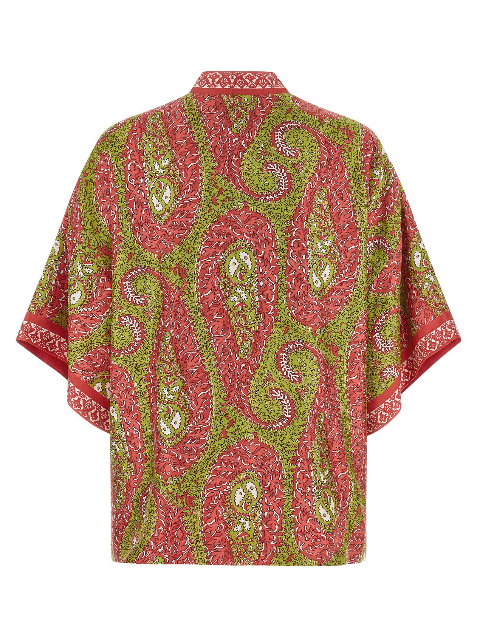 Multicolor Silk Cardigan