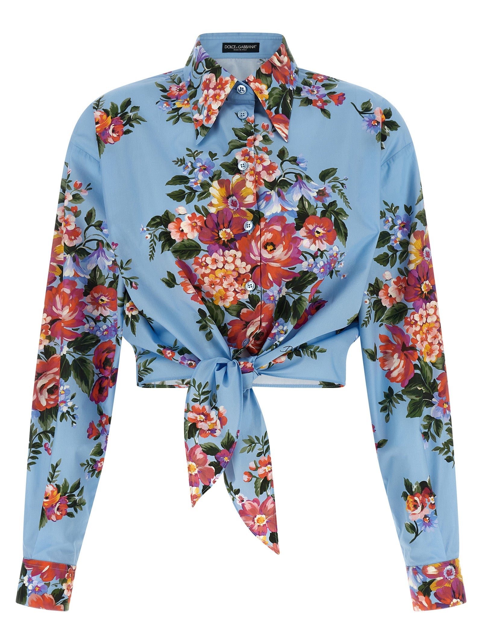 Blue Cotton Blouse