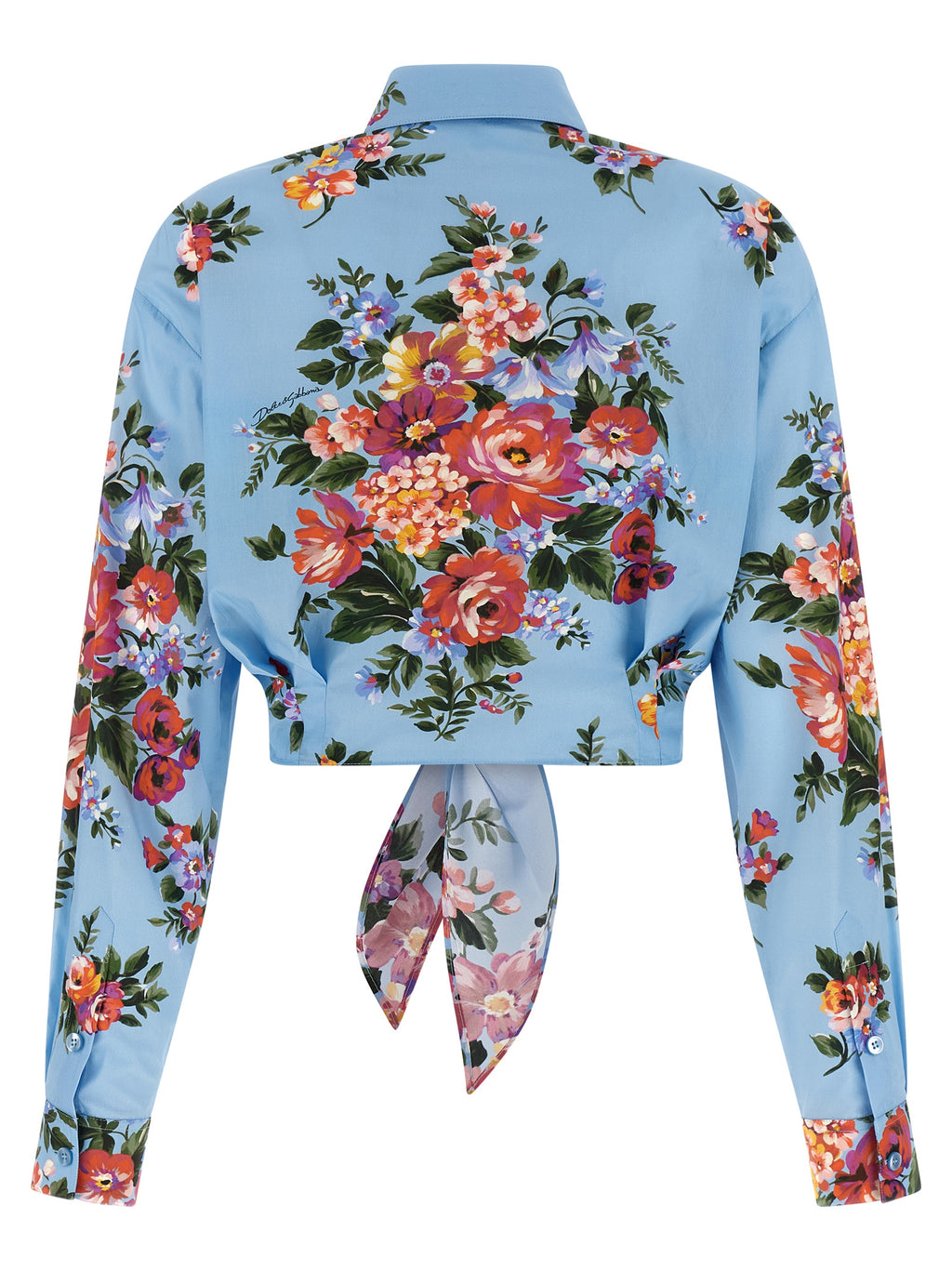 Blue Cotton Blouse