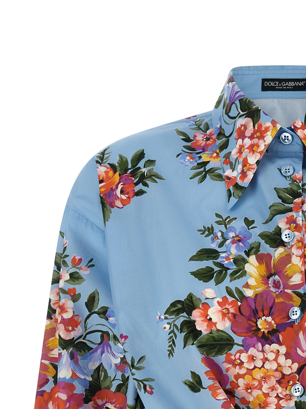 Blue Cotton Blouse