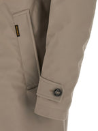 Gray Polyester Shell Jacket
