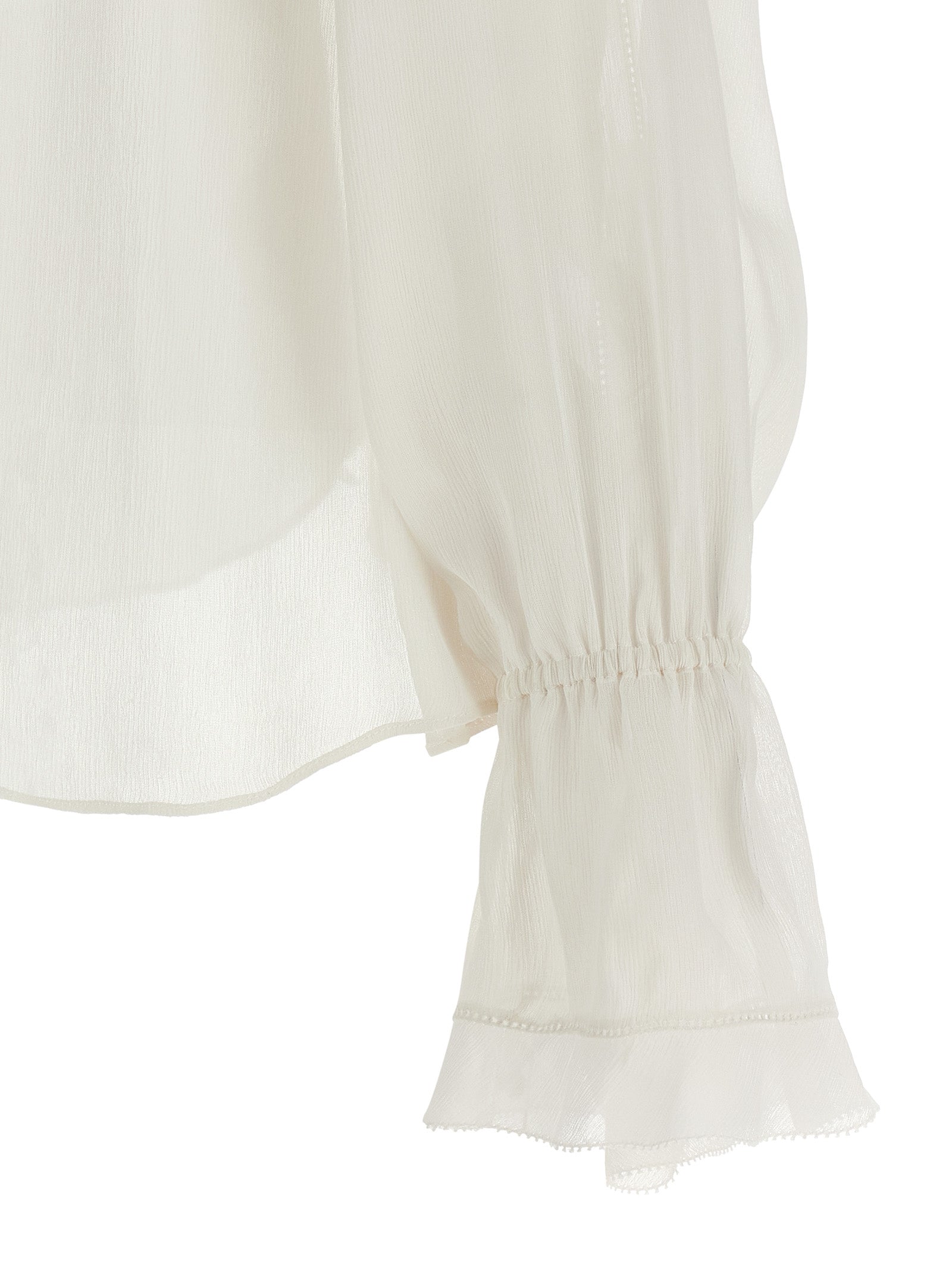 Beige Acetate Blouse